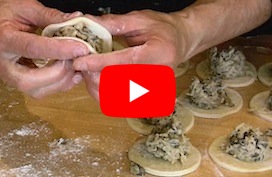 Sauerkraut/Mushroom filling