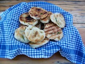 Flatbread with garlic oil