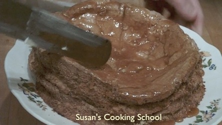 Scoring-Hungarian Hazelnut Torte