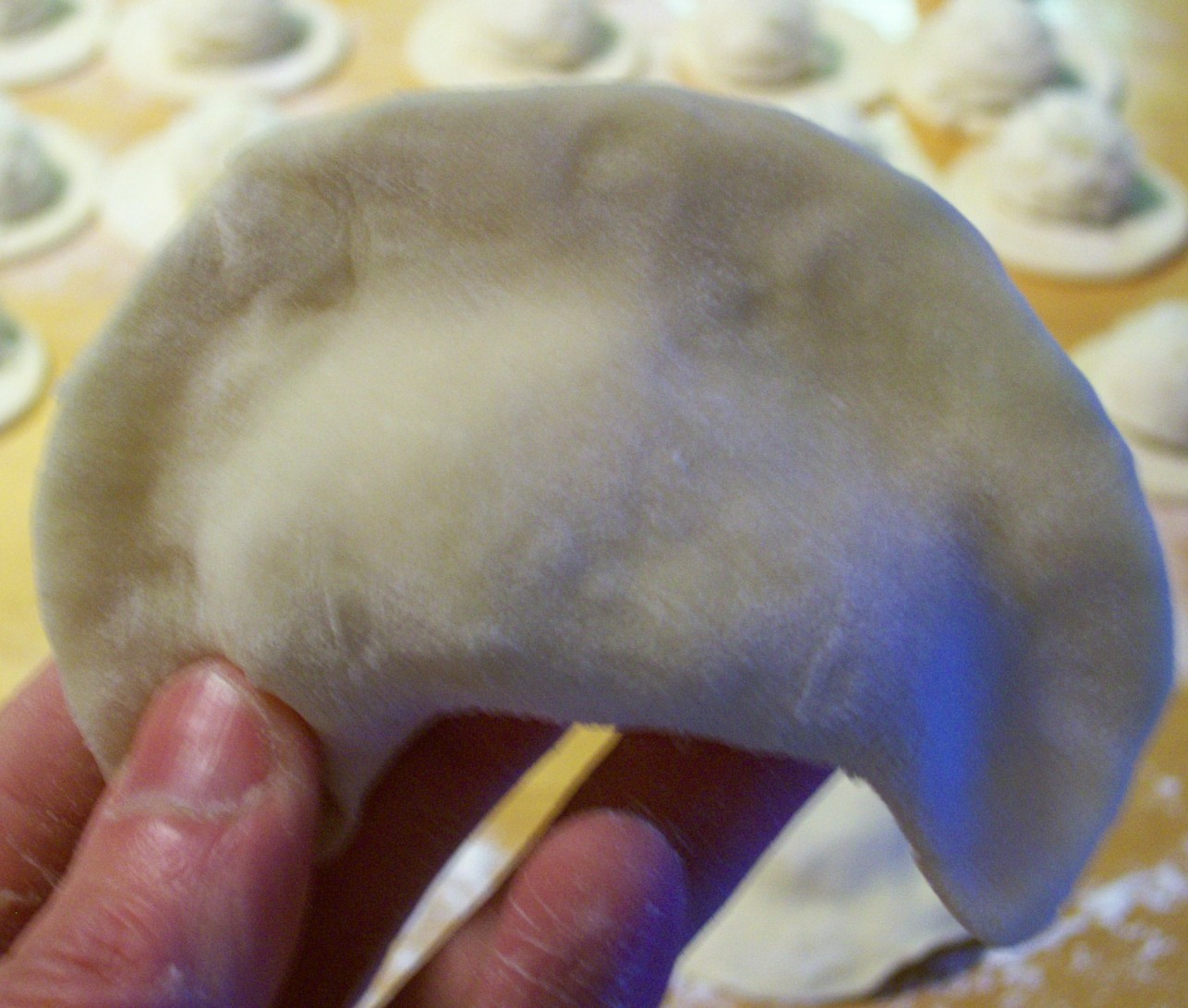 Pierogi in the raw