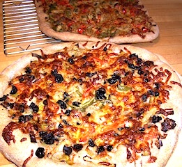Susan's Whole Wheat Veggie Pizza
