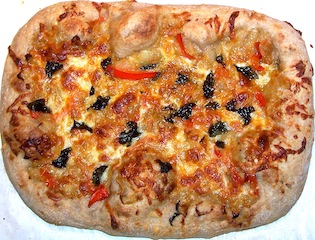 Susan's Whole Wheat Veggie Pizza